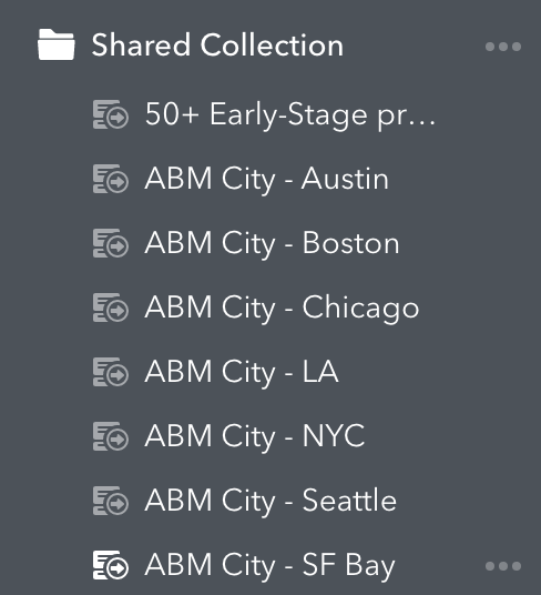 Lattice's location-based ABM segments created with Clearbit